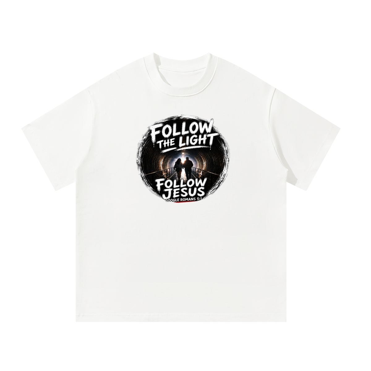 Follow the light follow Jesus T-Shirt