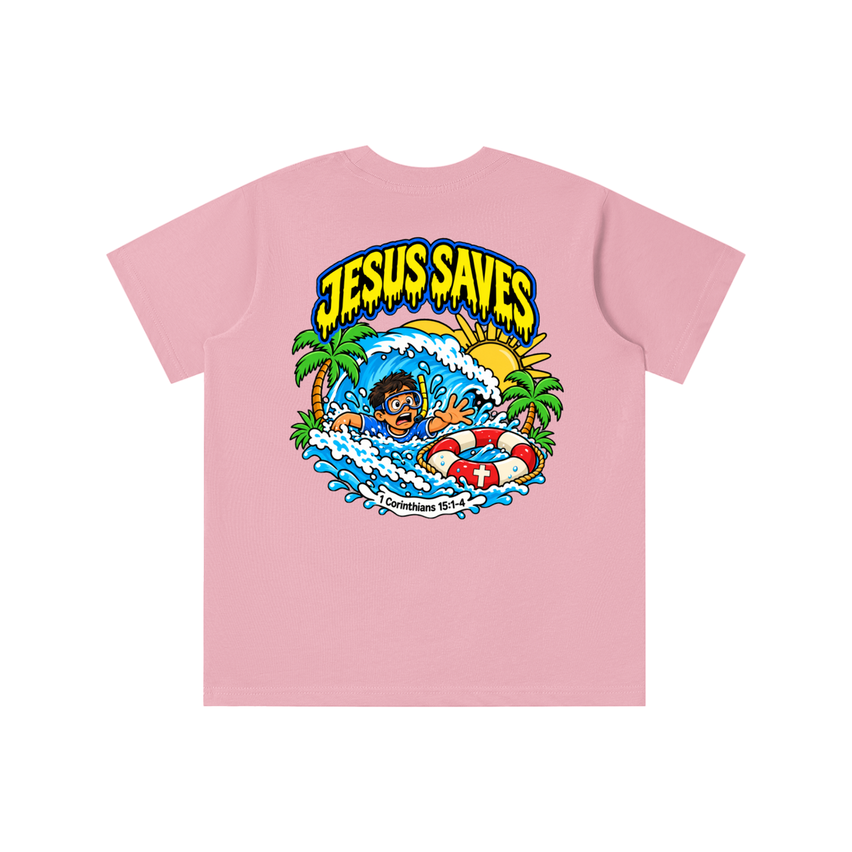 Jesus saves youth T-shirt