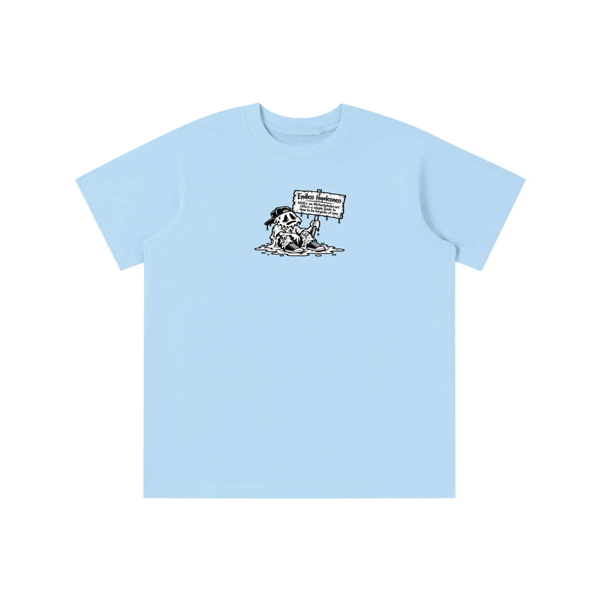 ENDLESS HOPELESSNESS NDEs on michaeljphelps.net offers a simple guide to How to be forgiven of sins youth T-shirt