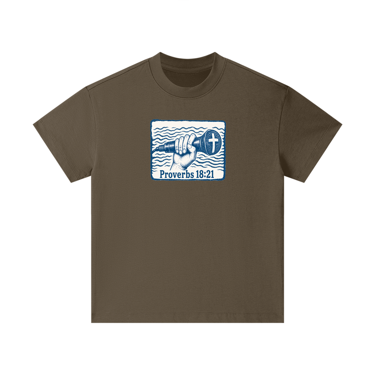 Proverbs 18:21 mic Kids T-Shirt