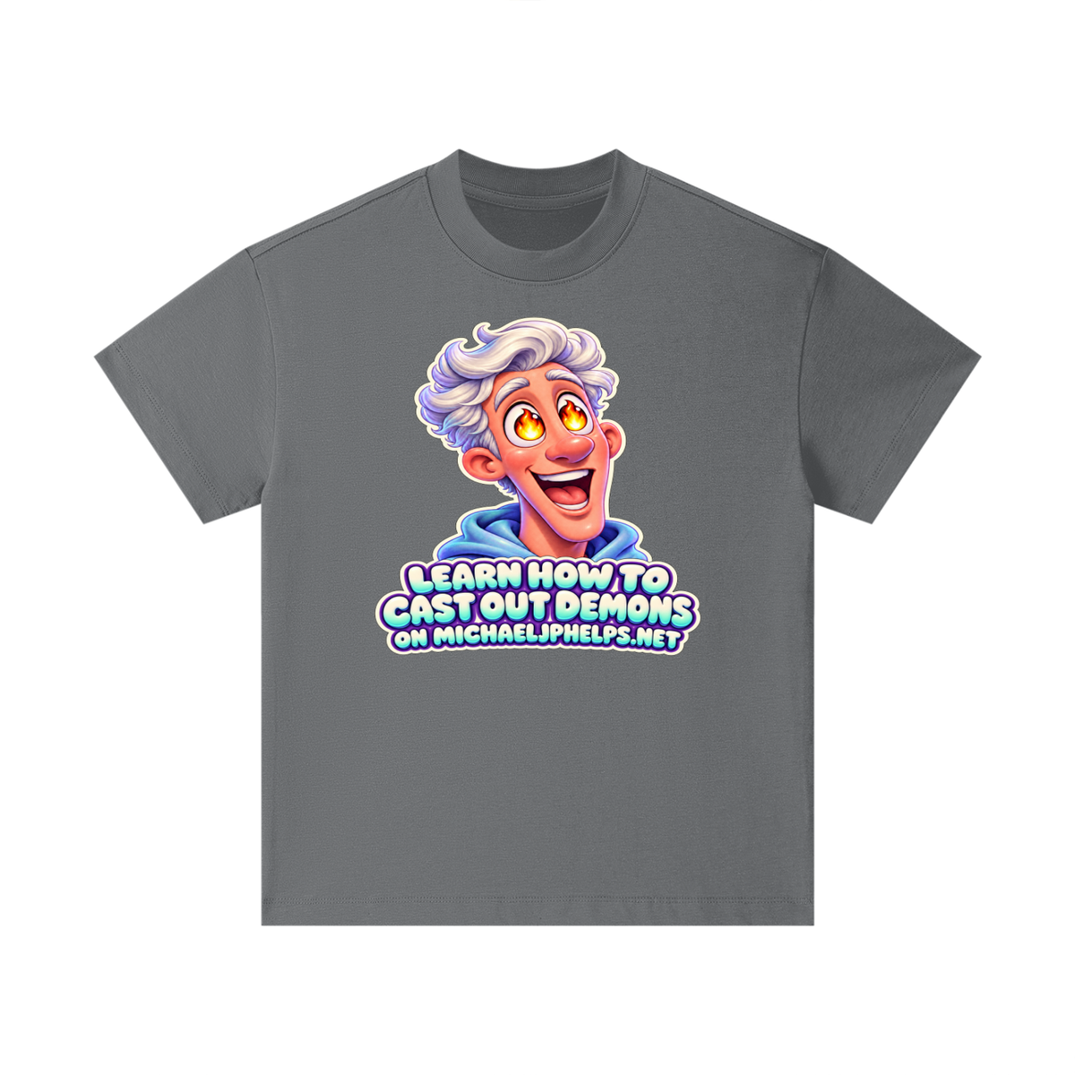 LEARN HOW TO CAST OUT DEMONS ON MICHAELJPHELPS.NET Kids T-Shirt