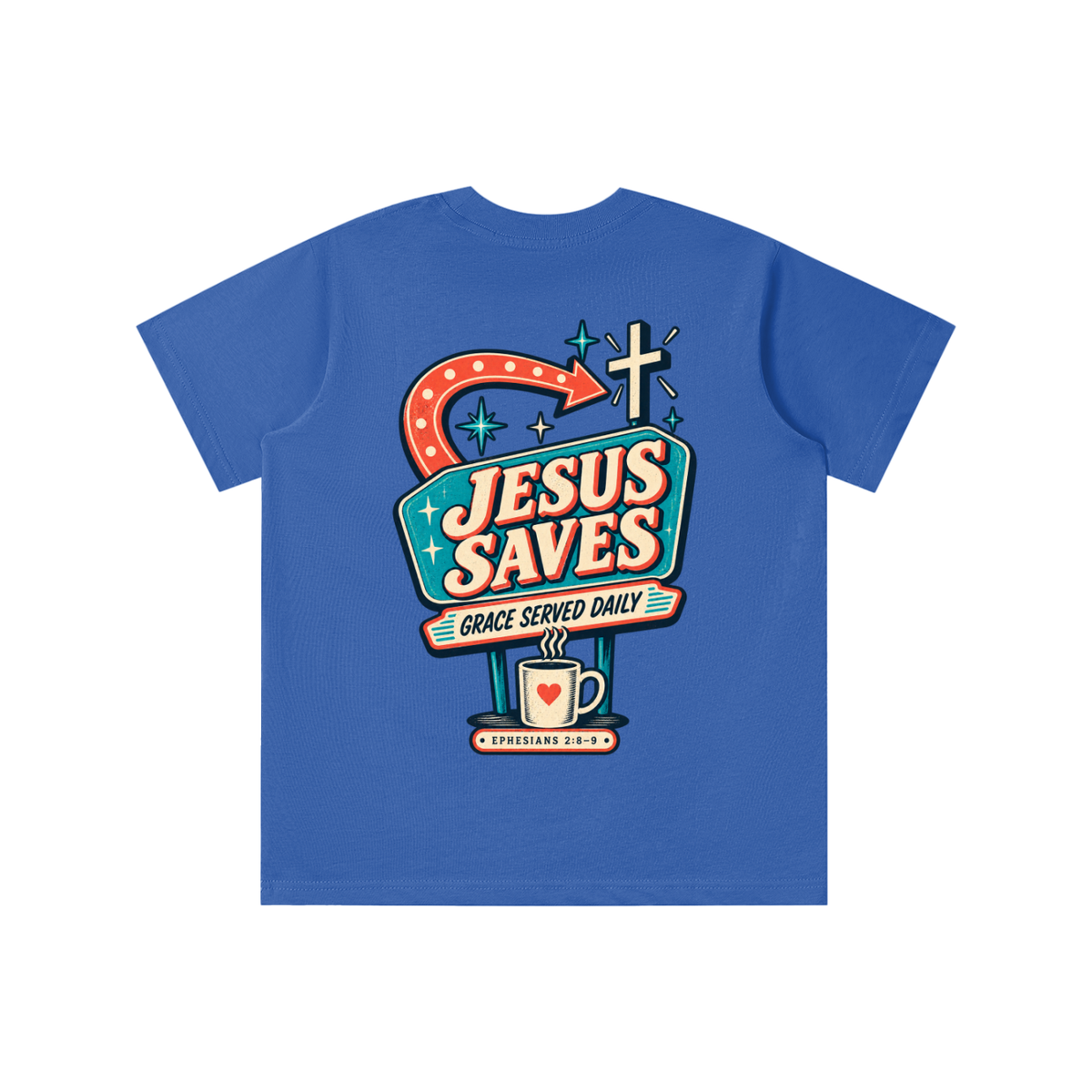 Jesus saves youth T-shirt