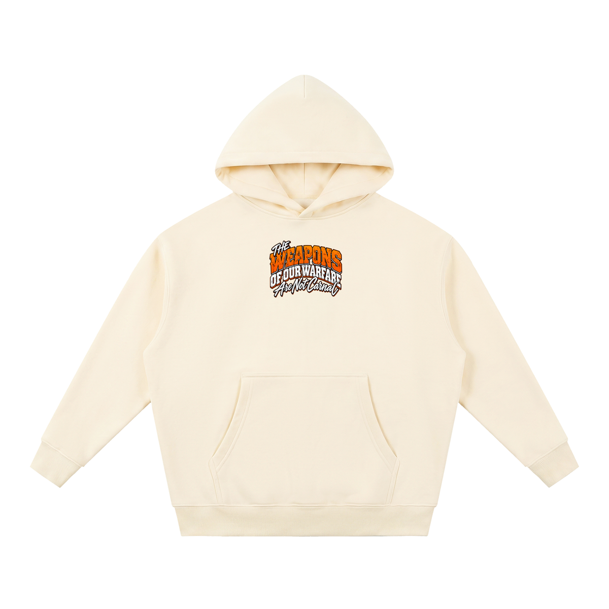 THE WEAPONS OF OUR WARFARE ARE NOT CARNAL HE IS COMMANDING EVIL SPIRITS TO LEAVE IN THE NAME OF JESUS - LUKE 10:19 - Hoodie