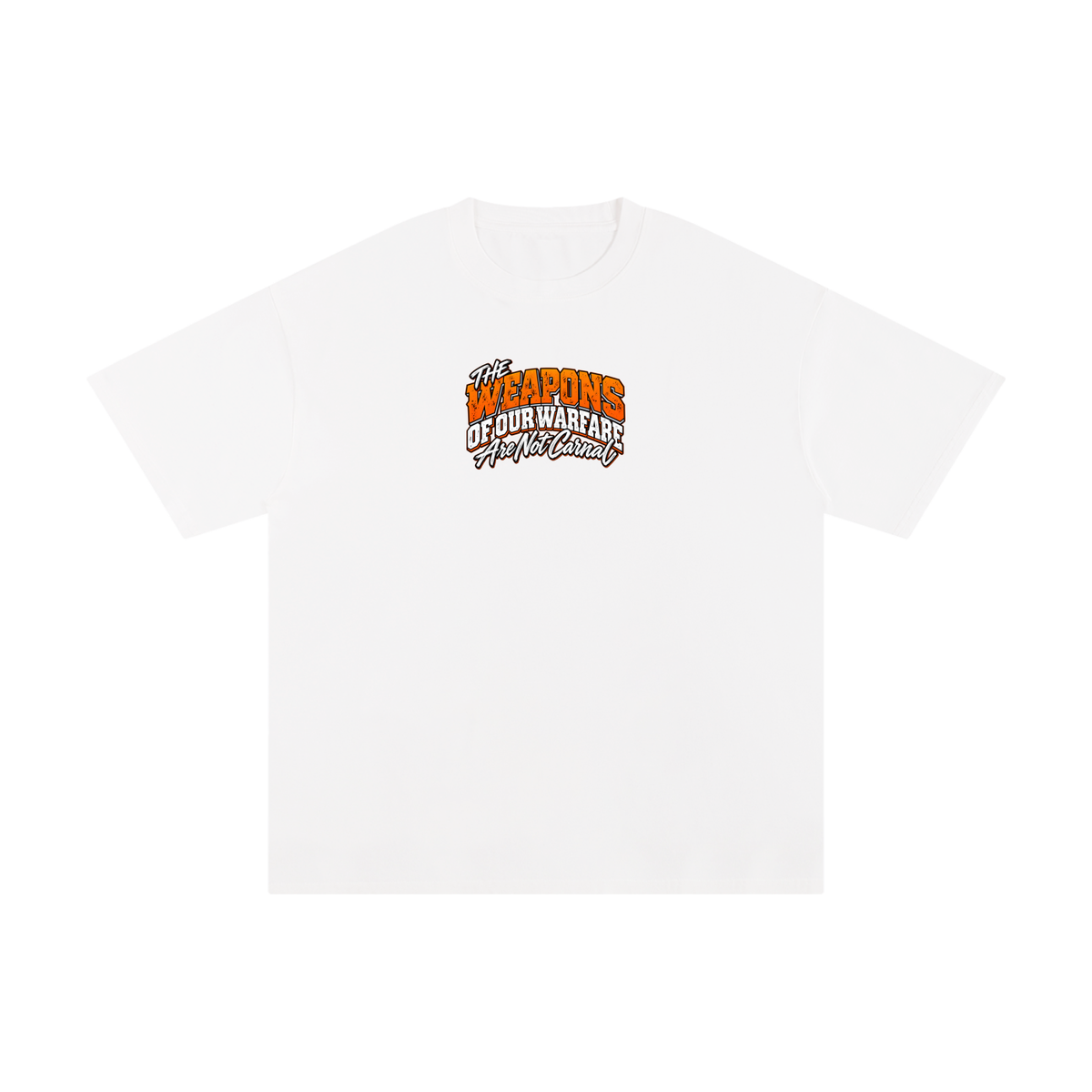 THE WEAPONS OF OUR WARFARE ARE NOT CARNAL HE IS COMMANDING EVIL SPIRITS TO LEAVE IN THE NAME OF JESUS - LUKE 10:19 - T-Shirt