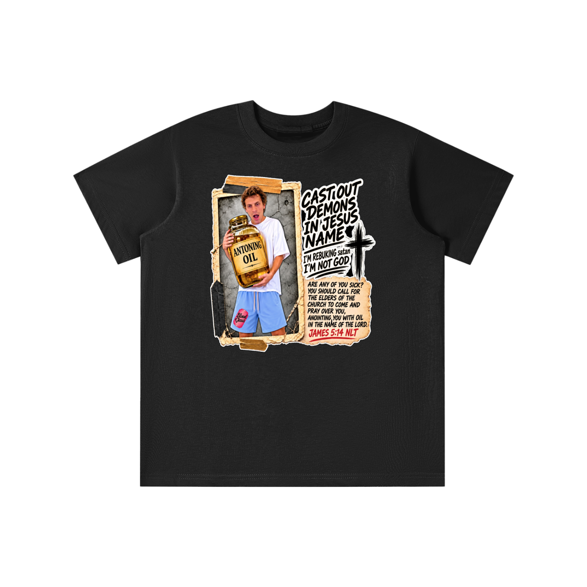 I'M REBUKING satan I'M NOT GOD youth T-shirt