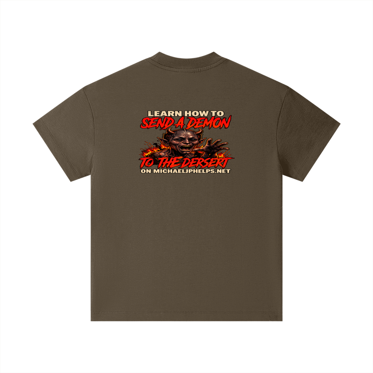 LEAN INTO THE HATE SEND A DEMON TO DESERT AND KNOW THAT GOD HATES ALL WHO DO EVIL ACCORDING TO PSALM 5:5 NLT LEARN HOW TO SEND A DEMON TO THE DESERT ON MICHAELJPHELPS.NET Kids T-Shirt