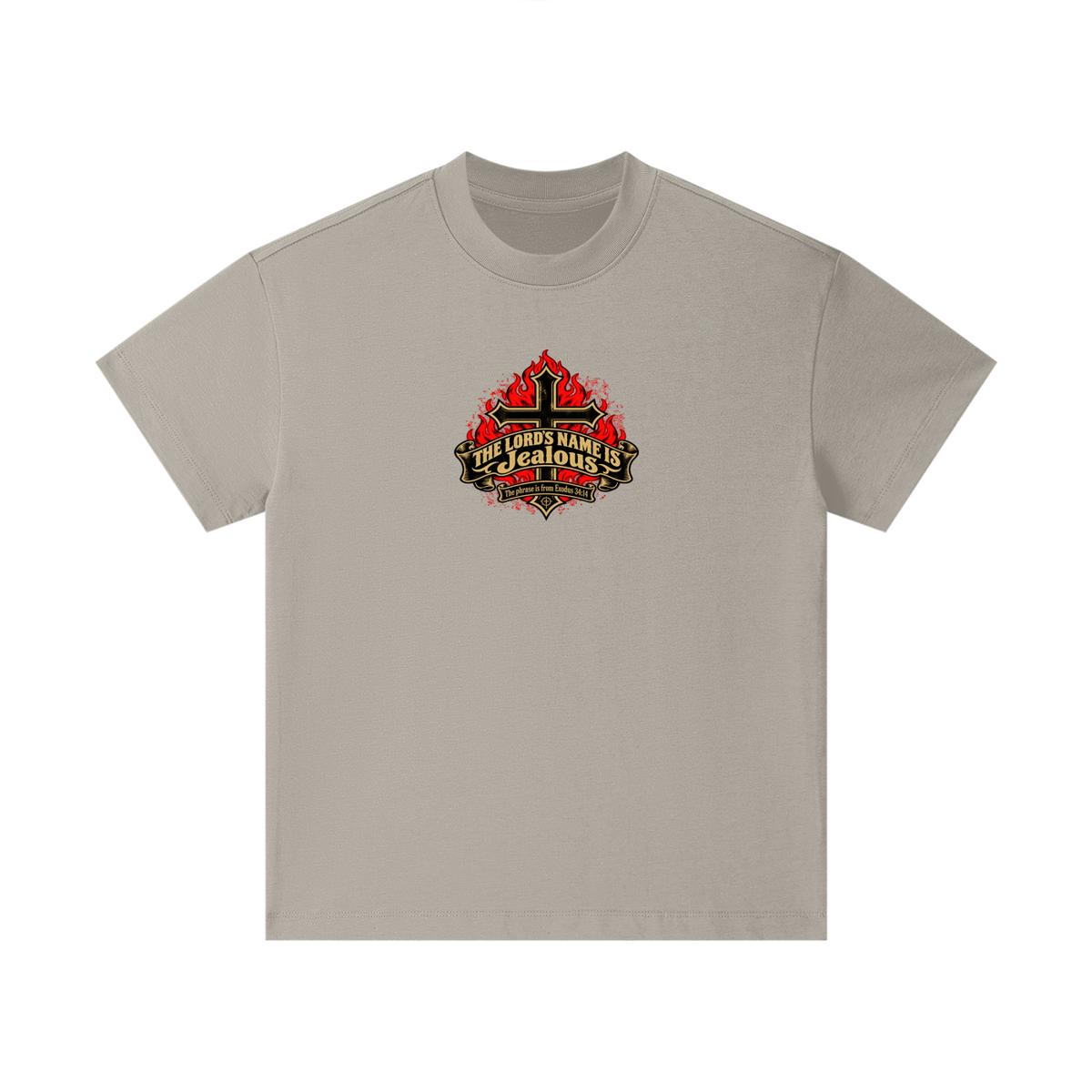 THE LORD'S NAME IS Jealous The phrase is from Exodus 34:14 Kids T-Shirt