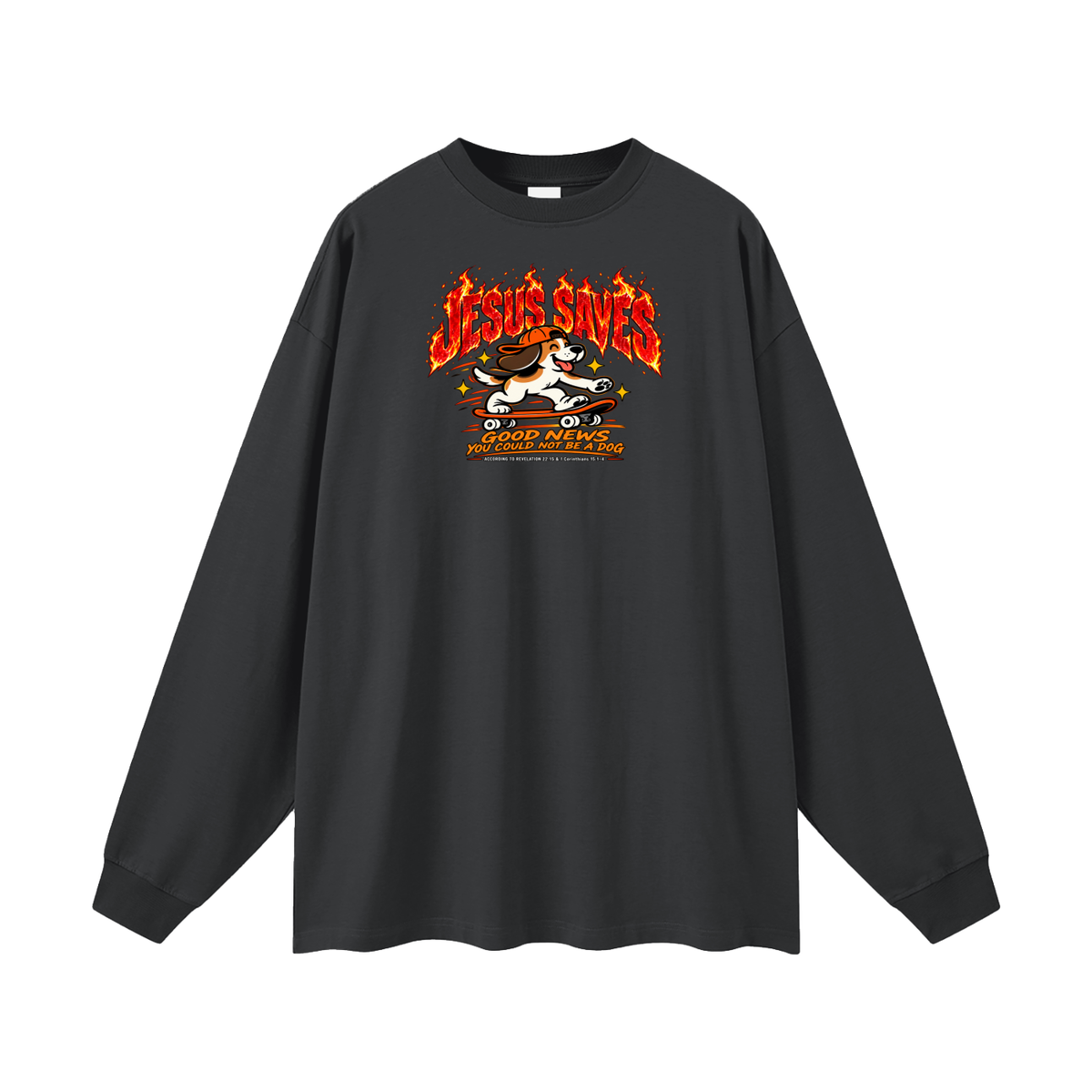 CAST ALL YOUR BURDENS TO JESUS ACCORDING TO Matthew 11:28–30 THO Long Sleeve T-Shirt