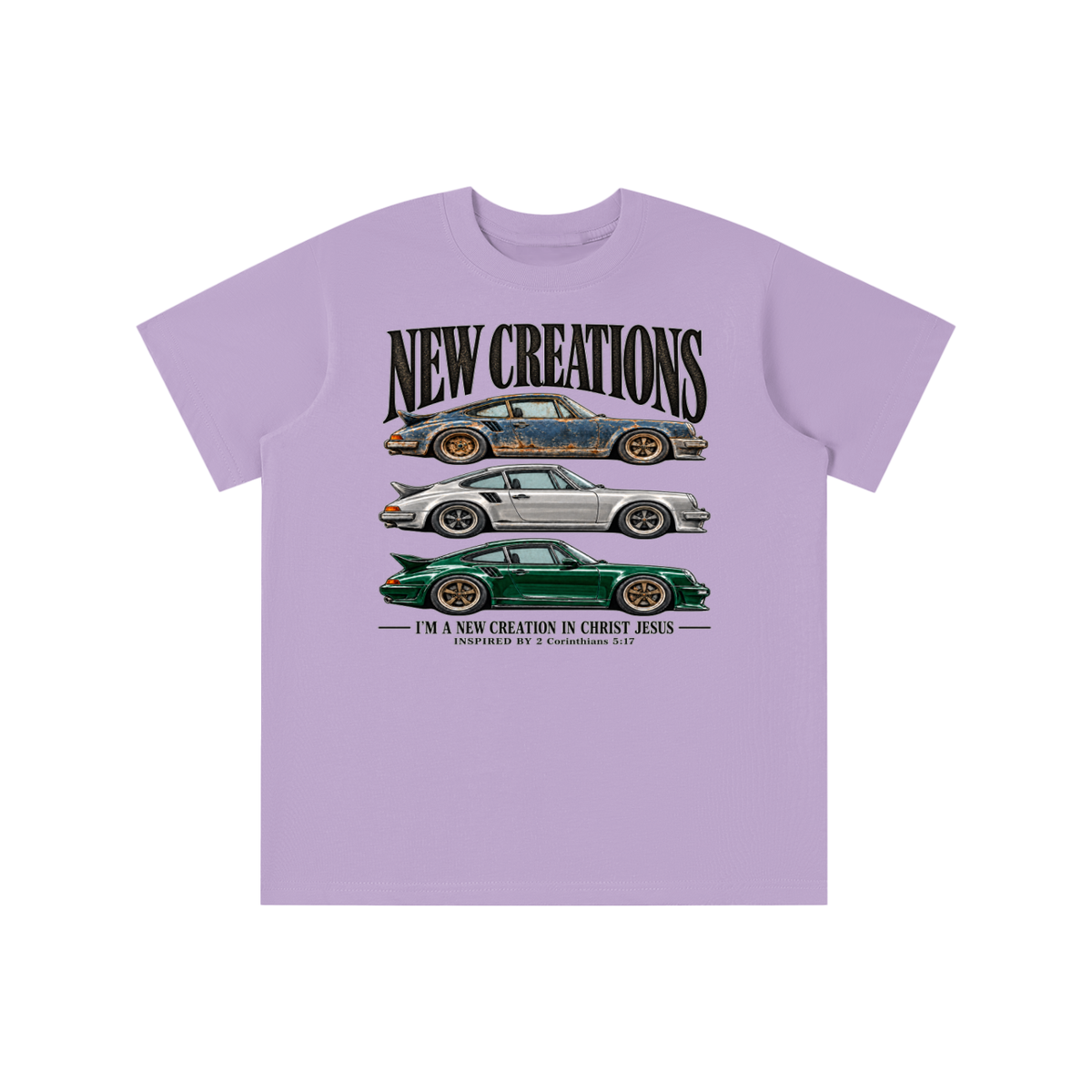 NEW CREATIONS I'M A NEW CREATION IN CHRIST JESUS INSPIRED BY 2 Corinthians 5:17 youth T-shirt
