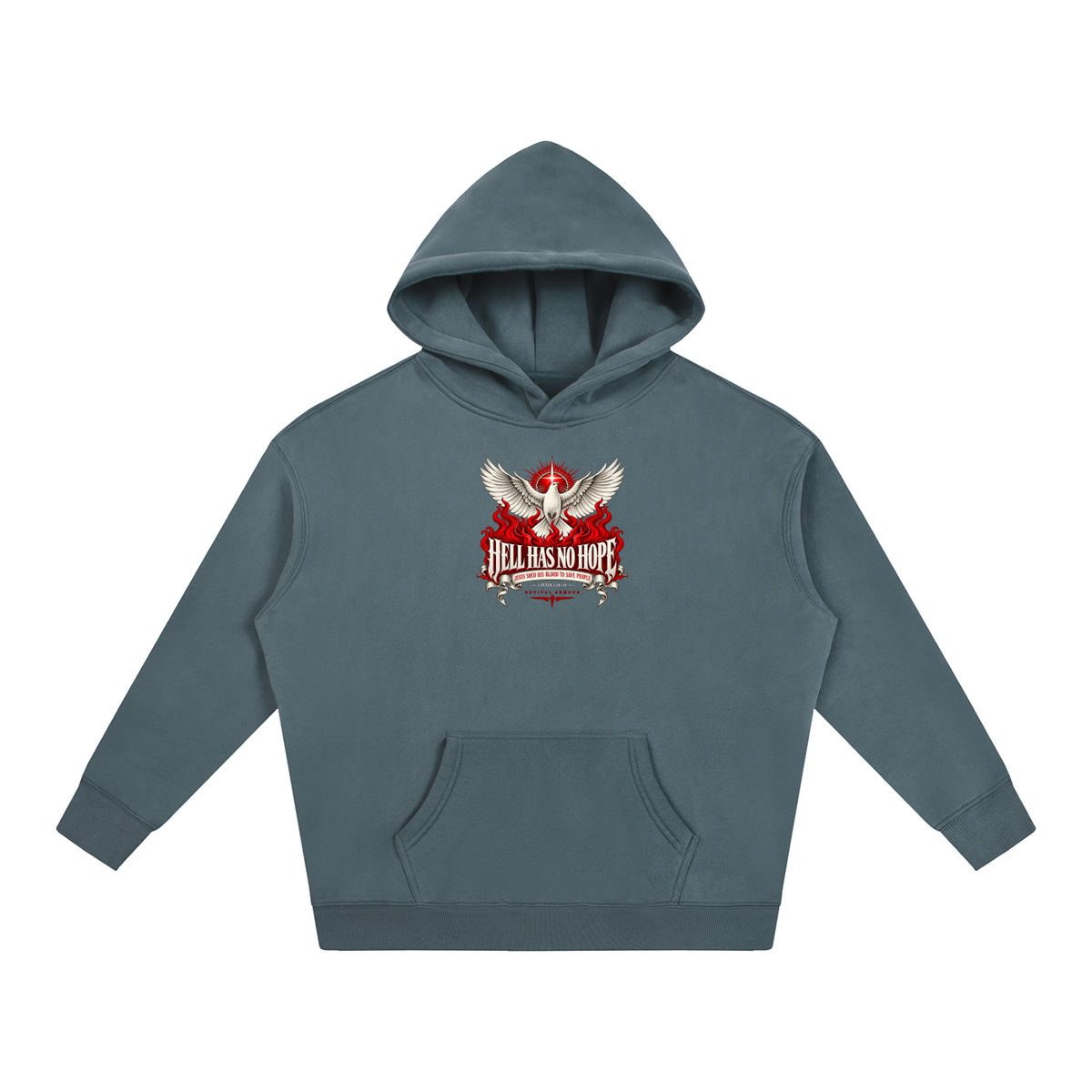 HELL HAS NO HOPE JESUS SHED HIS BLOOD TO SAVE PEOPLE Hoodie