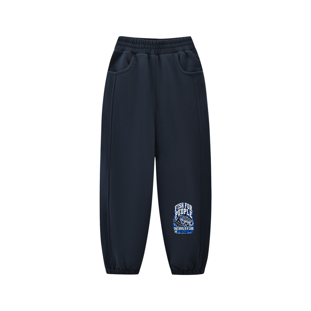 Fish for people youth Sweatpants