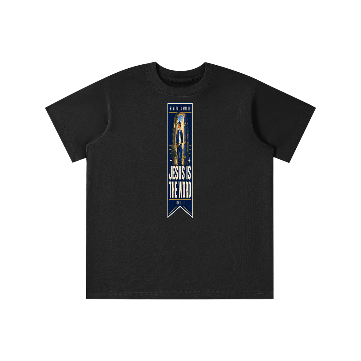 REVIVAL ARMOUR JESUS IS THE WORD _ JOHN 1:1 youth T-shirt