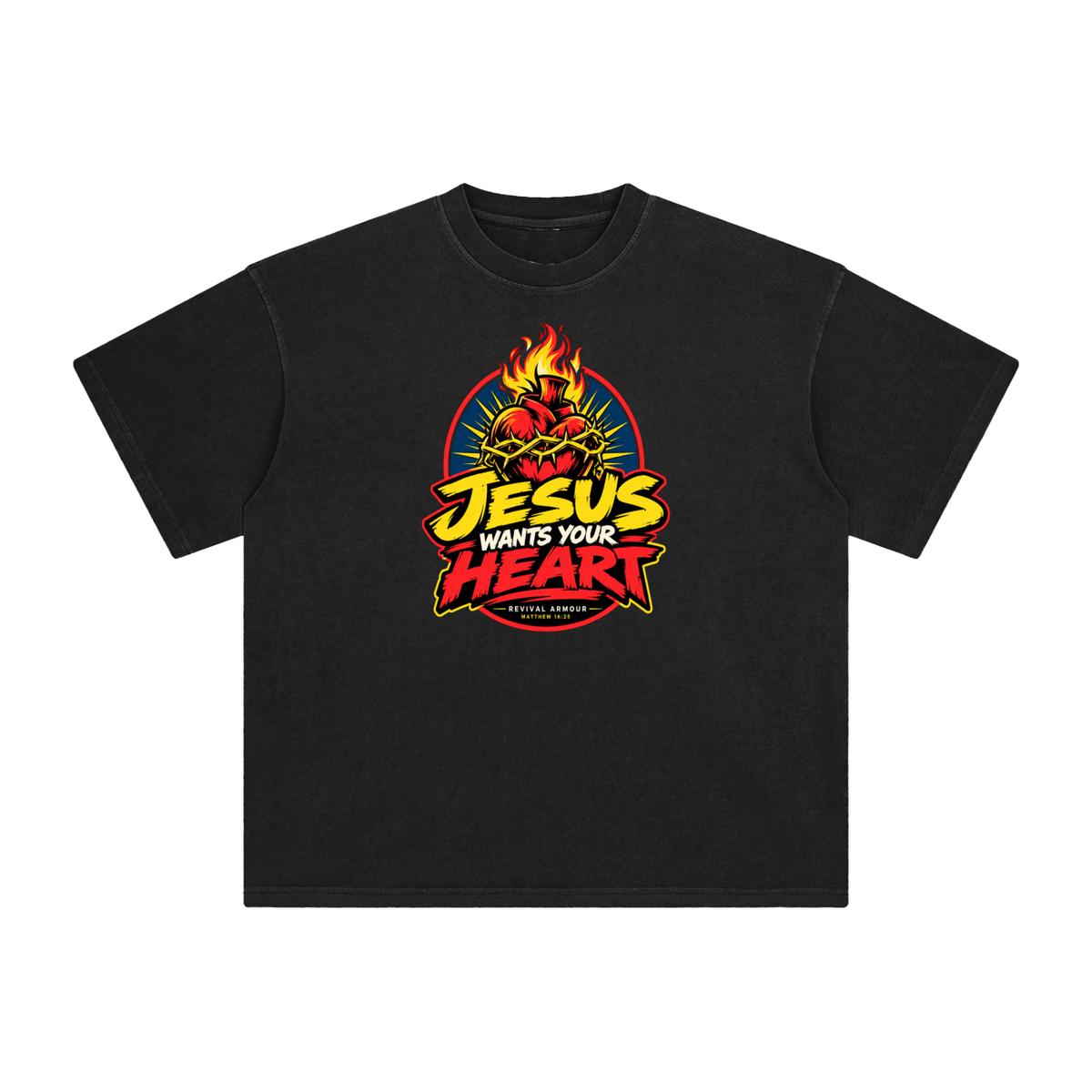 JESUS WANTS YOUR HEART - REVIVAL ARMOUR -  T-Shirt