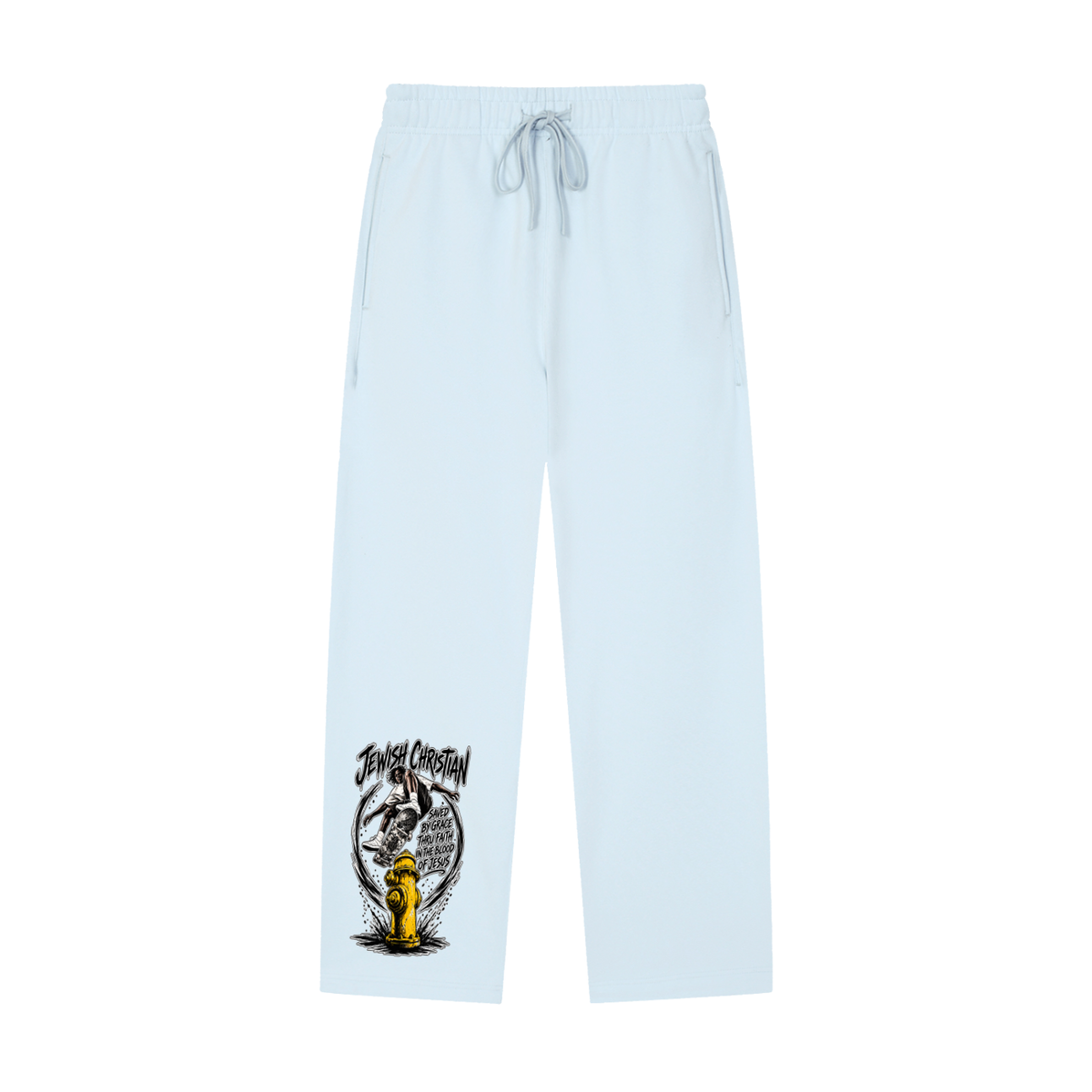 JEWISH CHRISTIAN SAVED BY GRACE THRU FAITH IN THE BLOOD OF JESUS Sweatpants