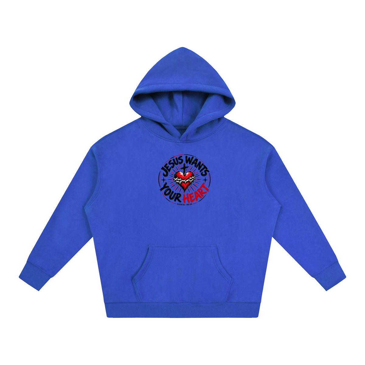 JESUS WANTS YOUR HEART - EZEKIEL 36:26 - Hoodie
