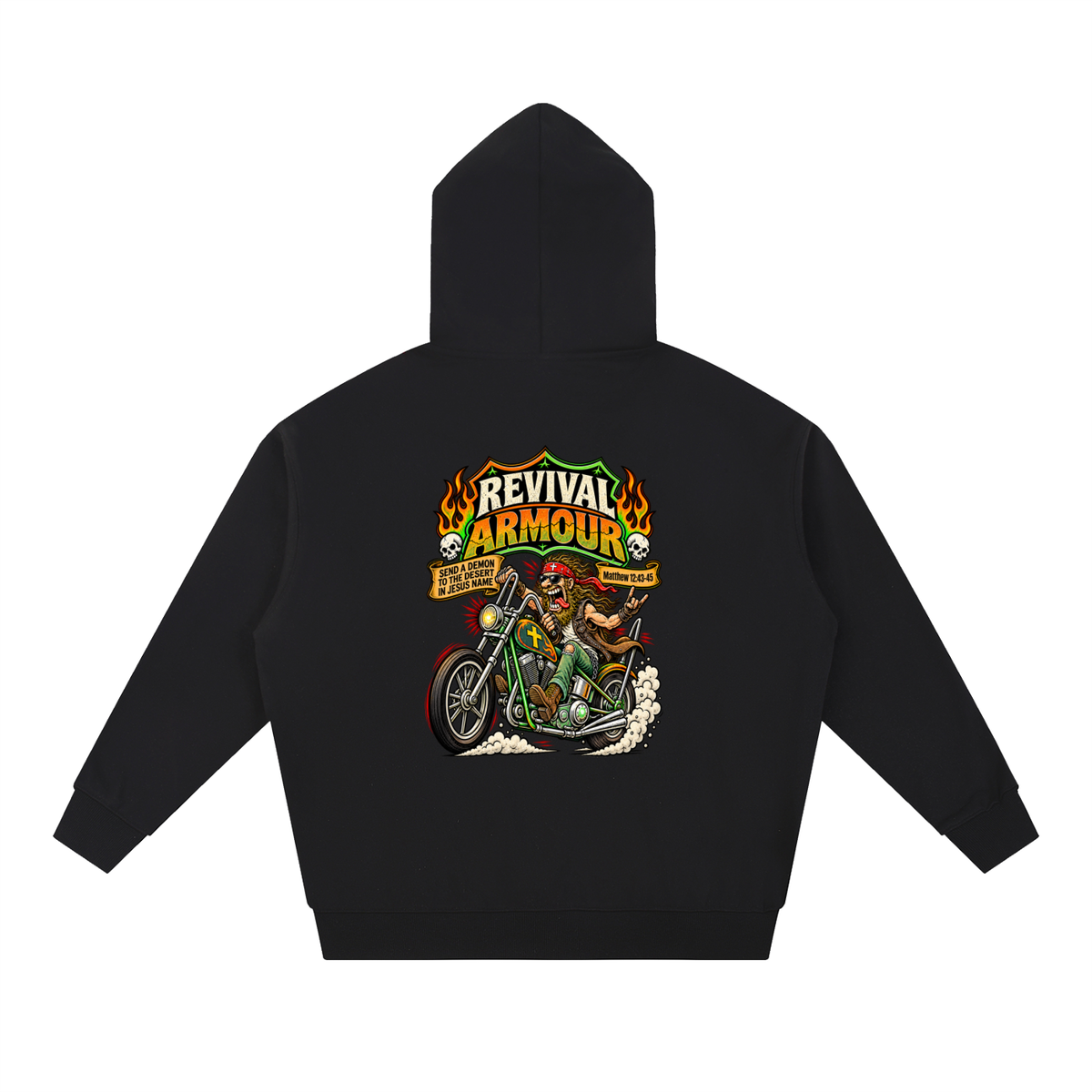 REVIVAL ARMOUR SEND A DEMON TO THE DESERT IN JESUS NAME [MATTHEW 12:43-45] Hoodie