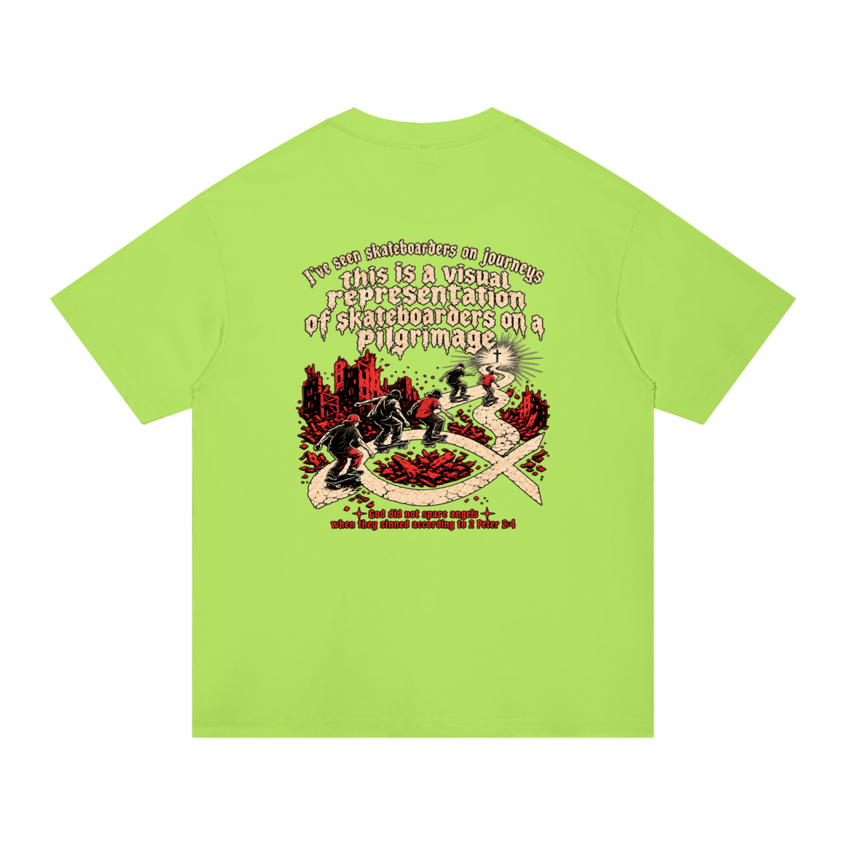 skateboarders on a pilgrimage T-Shirt