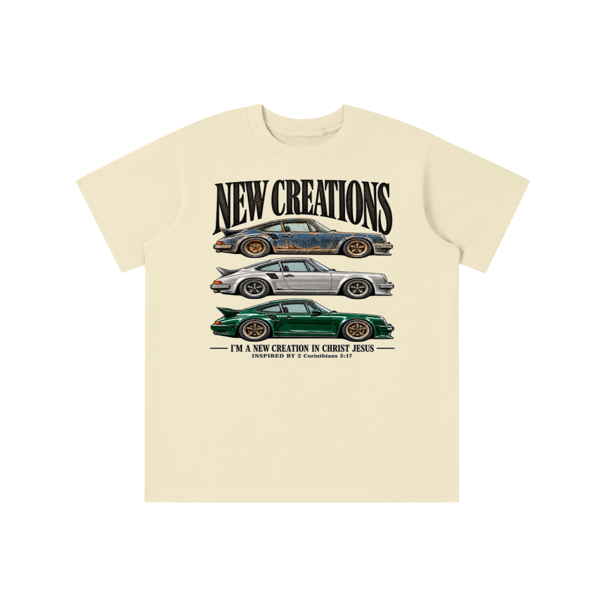 NEW CREATIONS I'M A NEW CREATION IN CHRIST JESUS INSPIRED BY 2 Corinthians 5:17 youth T-shirt
