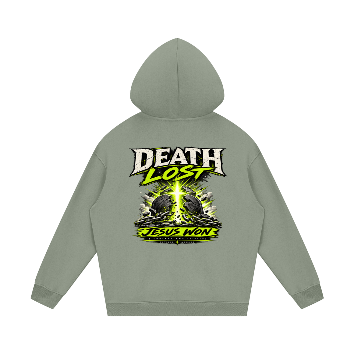 Death Lost Jesus Won Hoodie