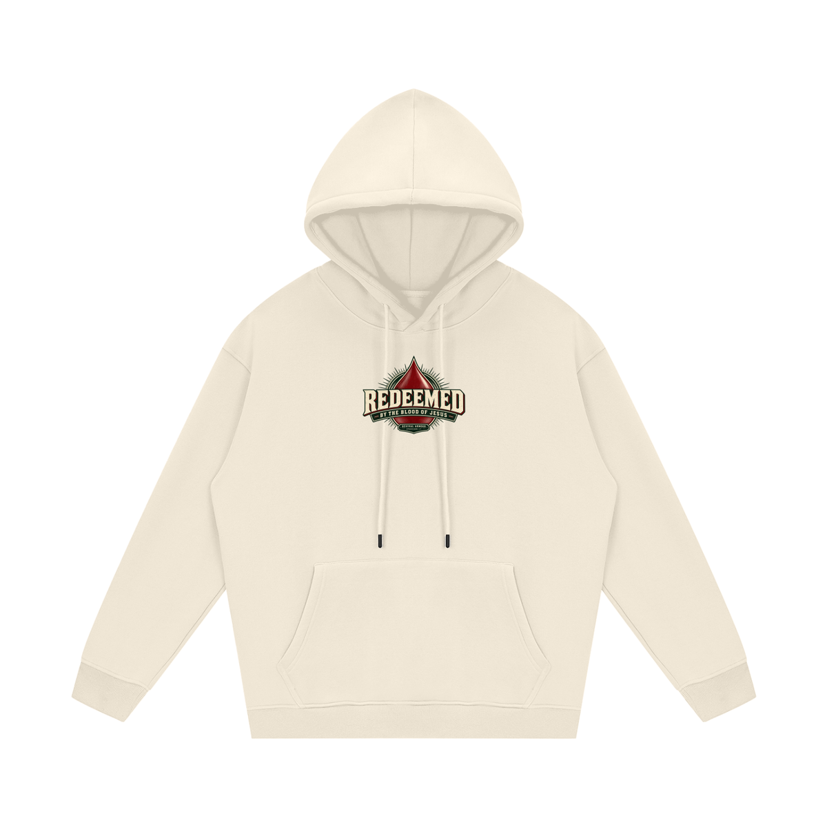 REDEEMED BY THE BLOOD OF JESUS -REVIVAL ARMOUR- -EPHESIANS 1:7- Hoodie