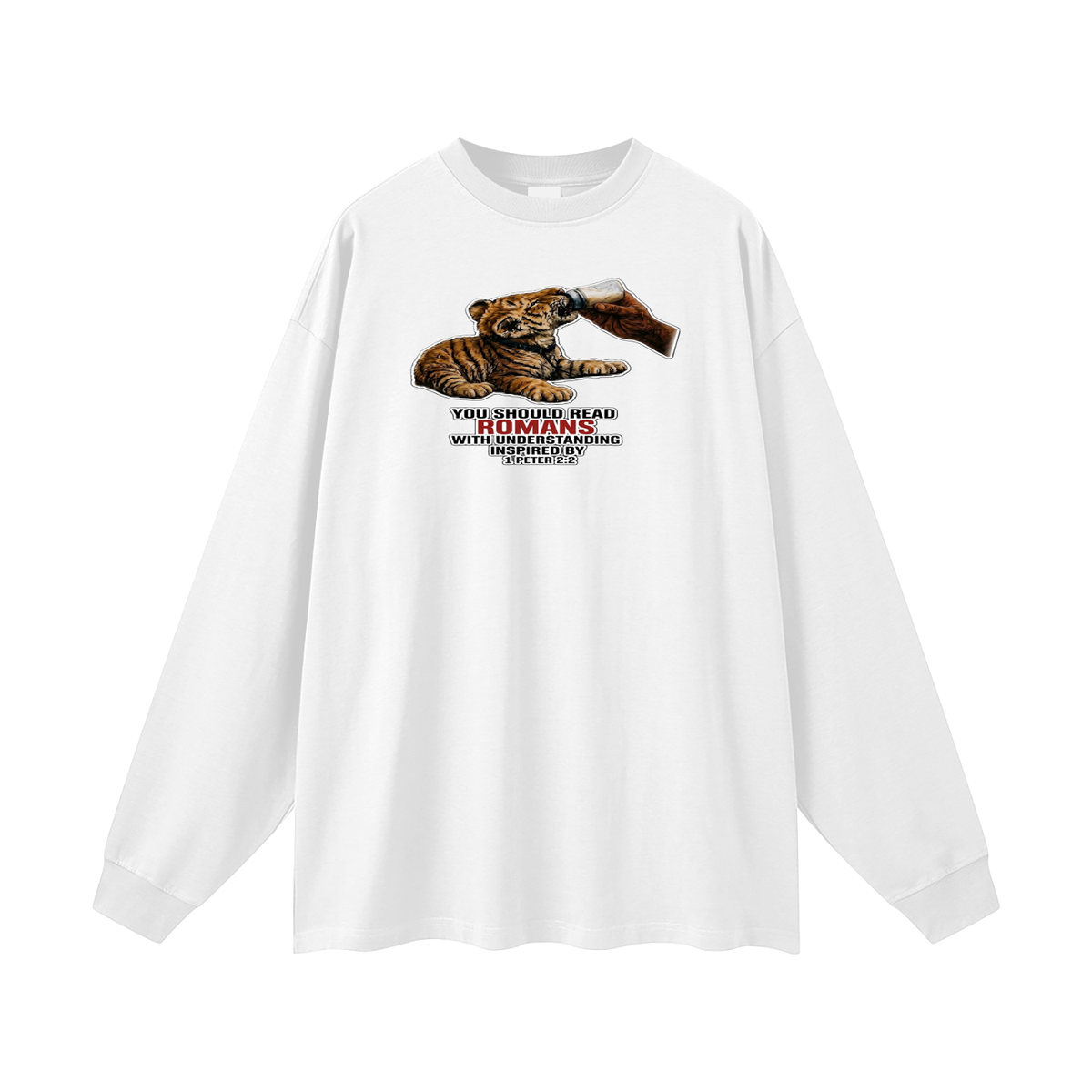 YOU SHOULD READ ROMANS WITH UNDERSTANDING INSPIRED BY 1 PETER 2:2 Long Sleeve T-Shirt