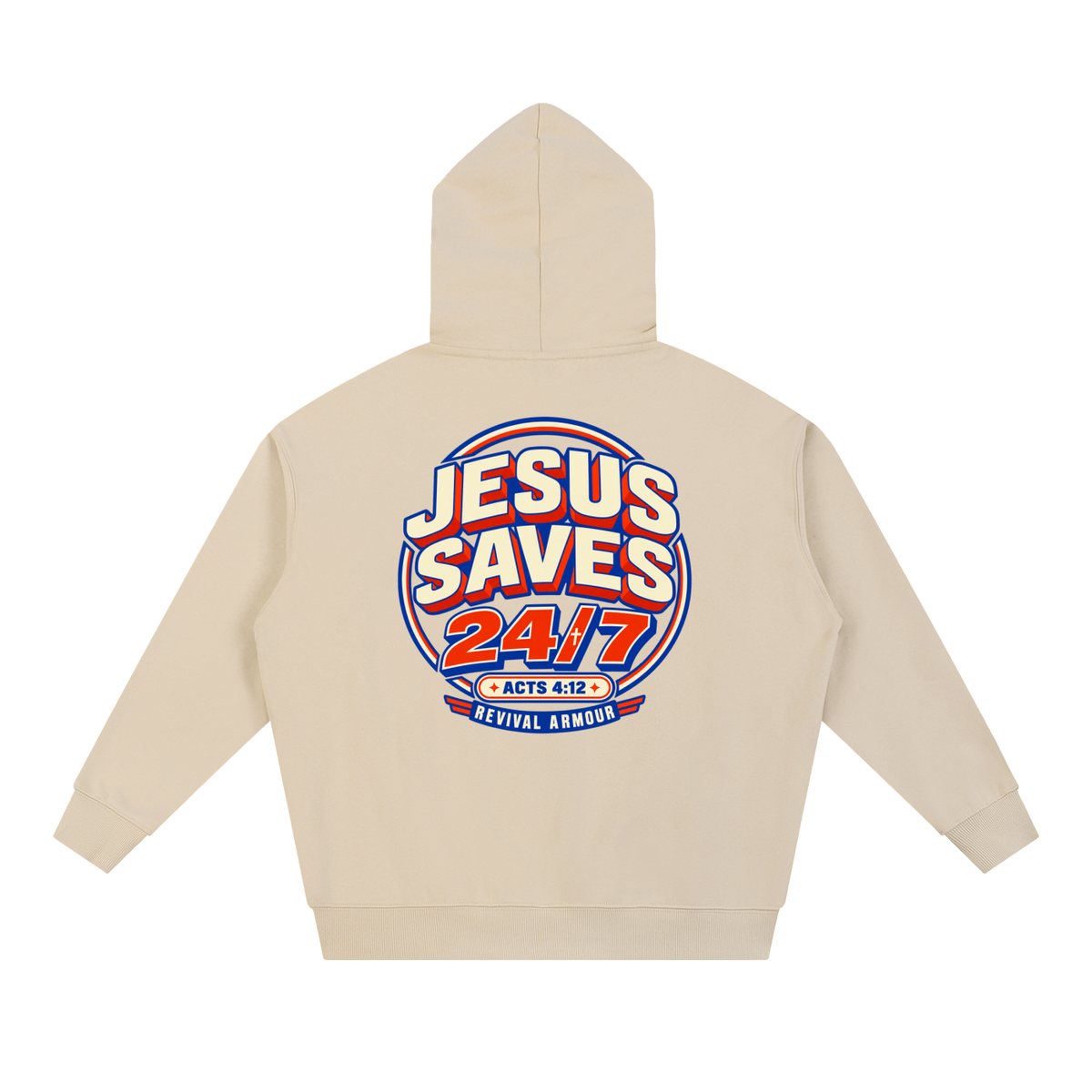 Jesus saves 24/7 Hoodie