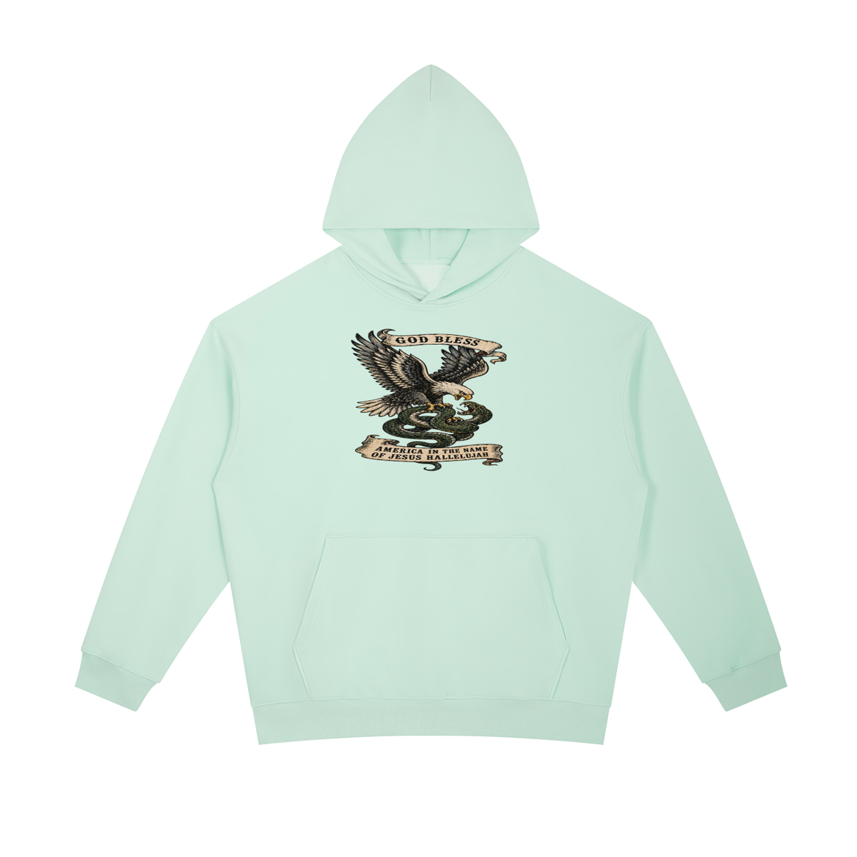 GOD BLESS AMERICA IN NAME OF JESUS HALLELUJAH Hoodie