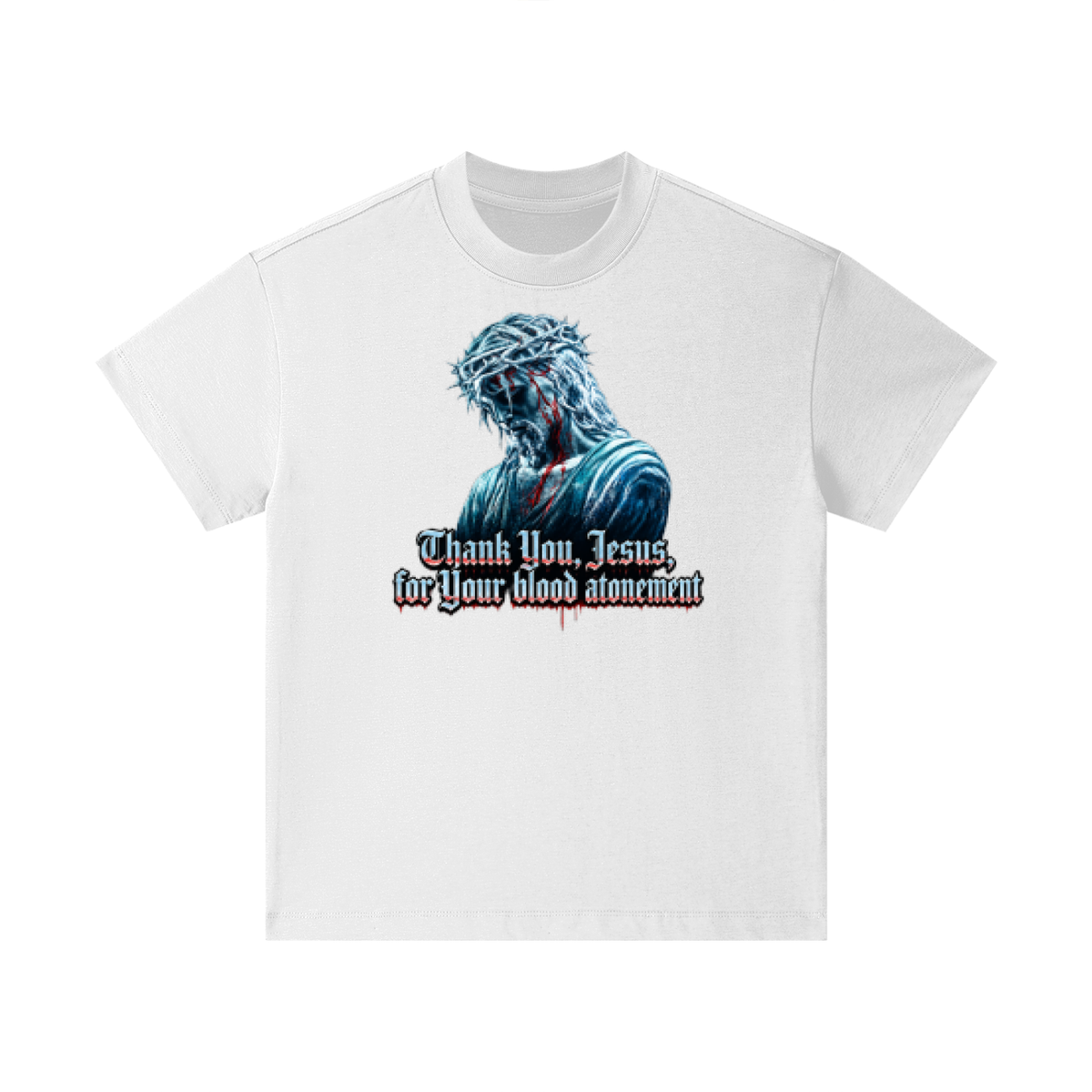 Thank you Jesus for your blood atonement Kids T-Shirt