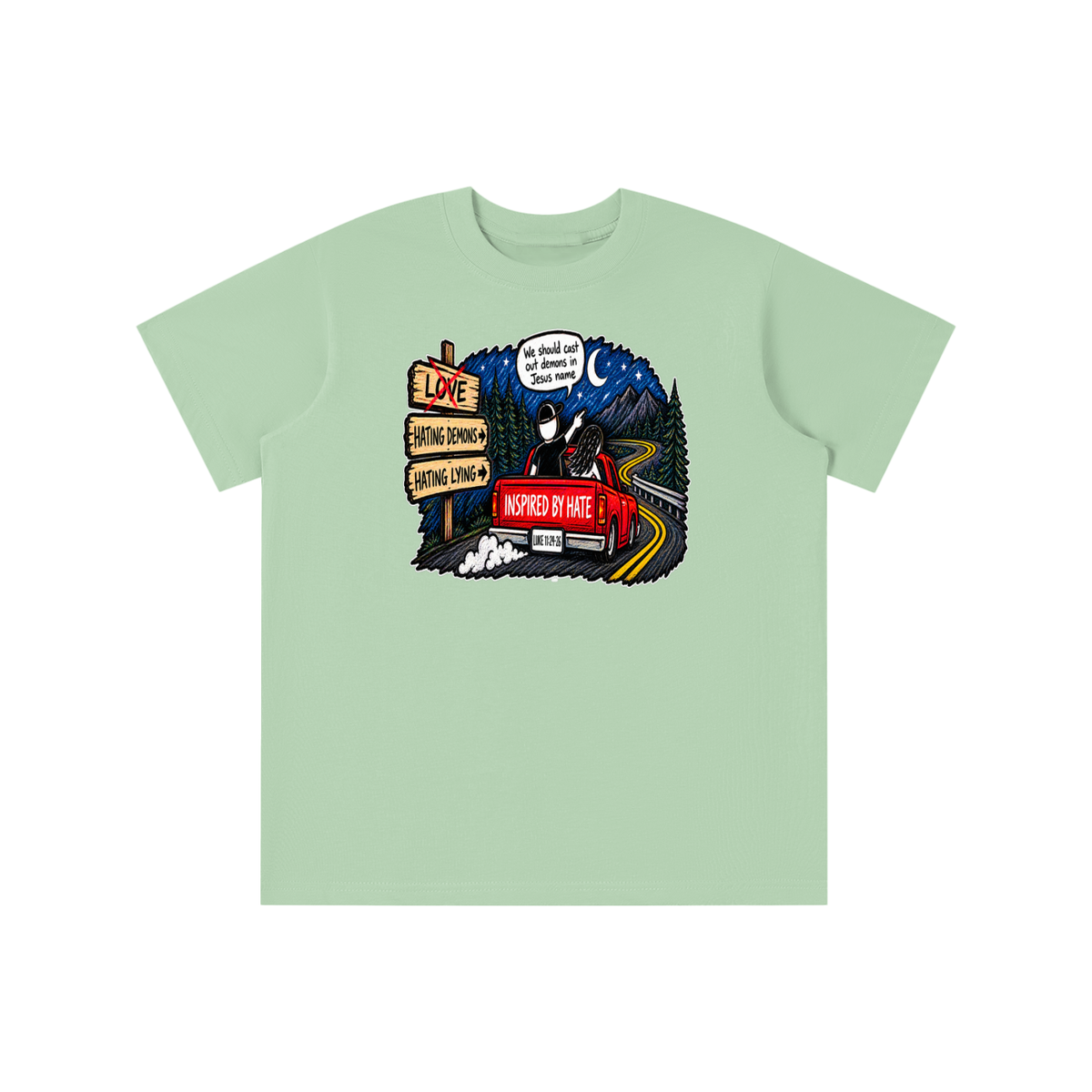 INSPIRED BY HATE youth T-shirt