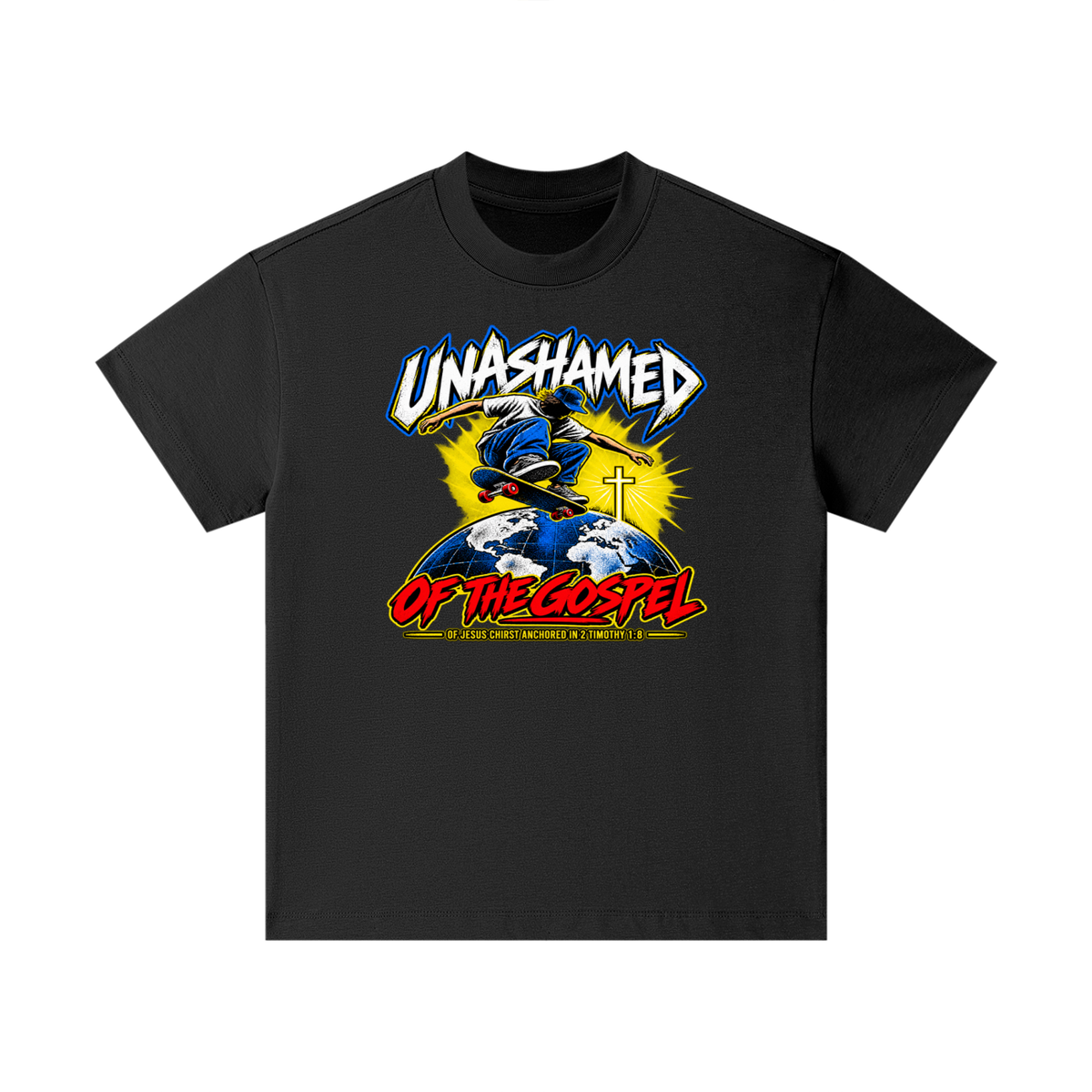 UNASHAMED OF THE GOPEL OF JESUS CHIRST ANCHORED IN 2 TIMOTHY 1:8 Kids T-Shirt