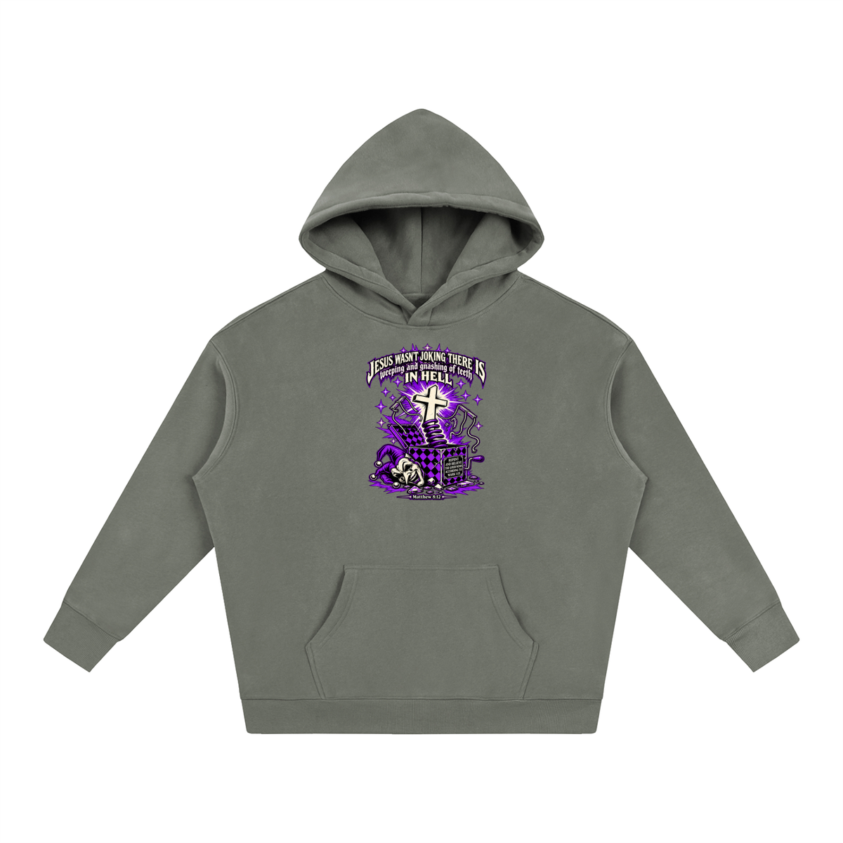 Jesus wasn’t joking there is weeping and gnashing of teeth in hell Hoodie