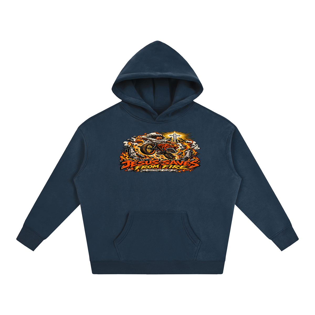 JESUS SAVES FROM FIRE Hoodie