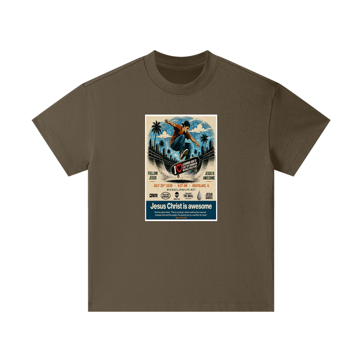 Jesus Christ is awesome Kids T-Shirt