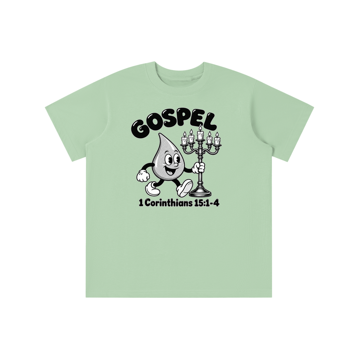 GOSPEL 1 Corinthians 15:1-4 youth T-shirt