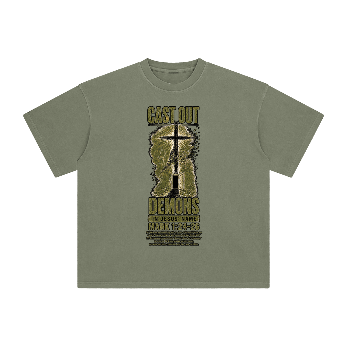 Mark 1:24-26 NLT T-Shirt