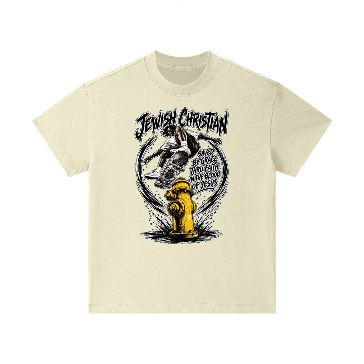 JEWISH CHRISTIAN SAVED BY GRACE THRU FAITH IN THE BLOOD OF JESUS Kids T-Shirt