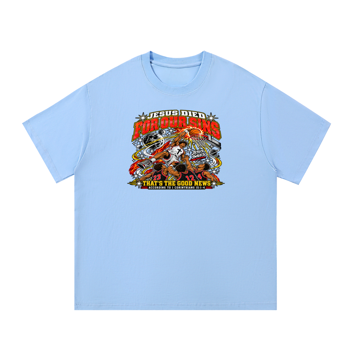Jesus died for our sins that's the good news according to 1 Corinthians 15:1-4  T-Shirt