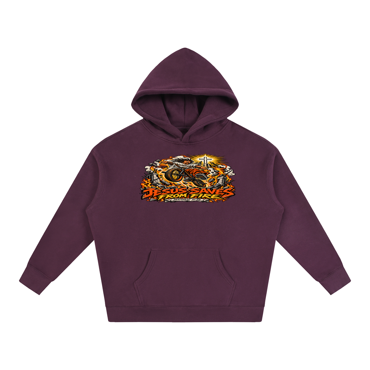 JESUS SAVES FROM FIRE Hoodie