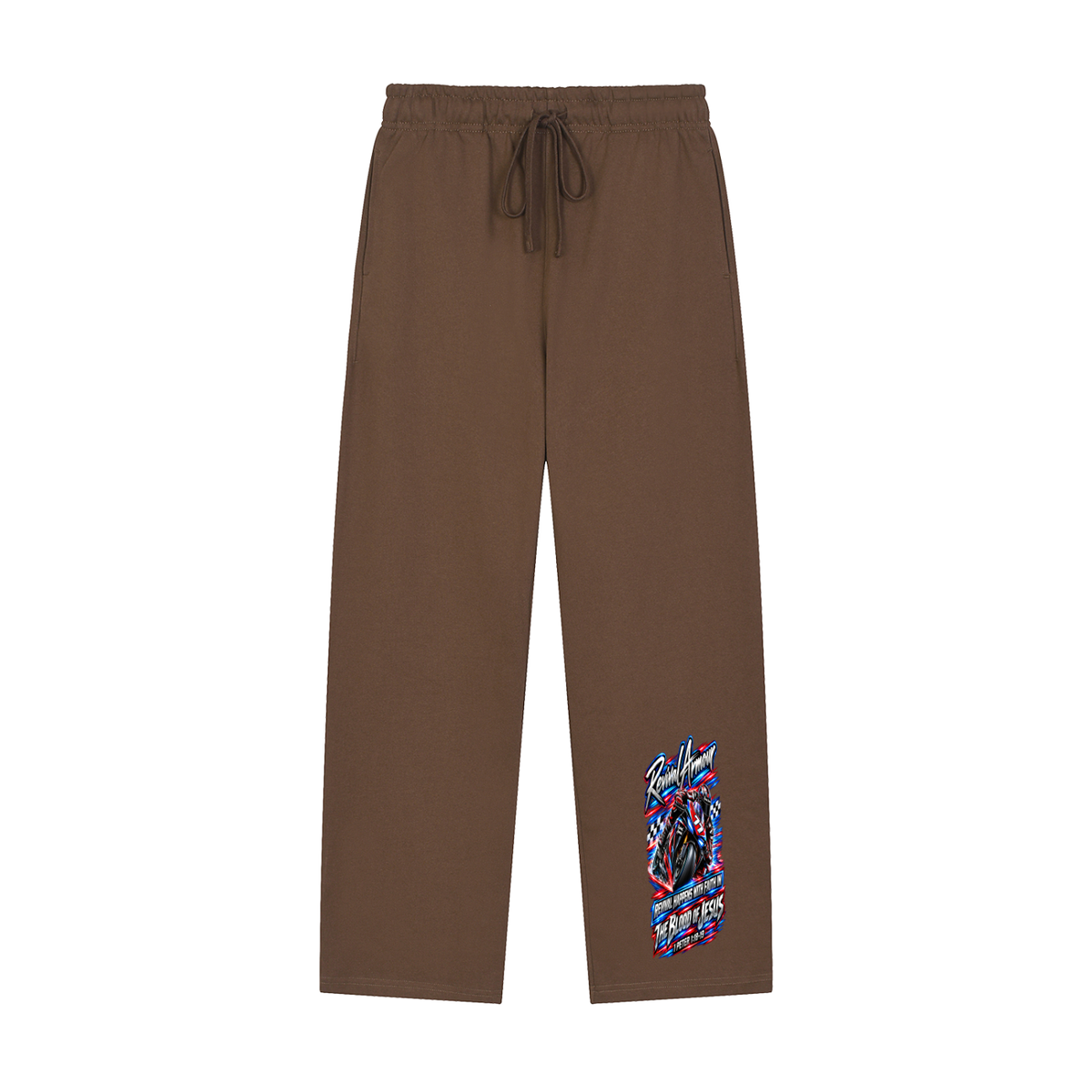 REVIVAL ARMOUR REVIVAL HAPPENS WITH FAITH IN THE BLOOD OF JESUS 1 PETER 1:18-19 Sweatpants
