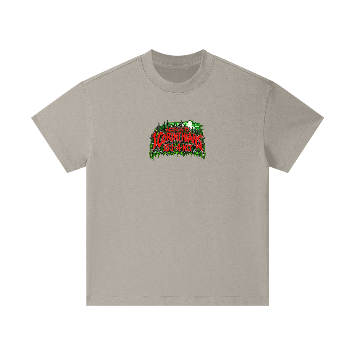 ACCORDING TO 1 CORINTHIANS 15:1-4 NLT THE GOOD NEWS IS JESUS CHRIST DIED FOR OUR SINS HEAVEN AND HELL ARE PLACES Kids T-Shirt