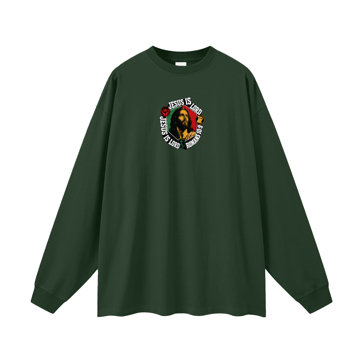 Jesus is Lord Jesus is Lord Romans 10:9 Long Sleeve T-Shirt
