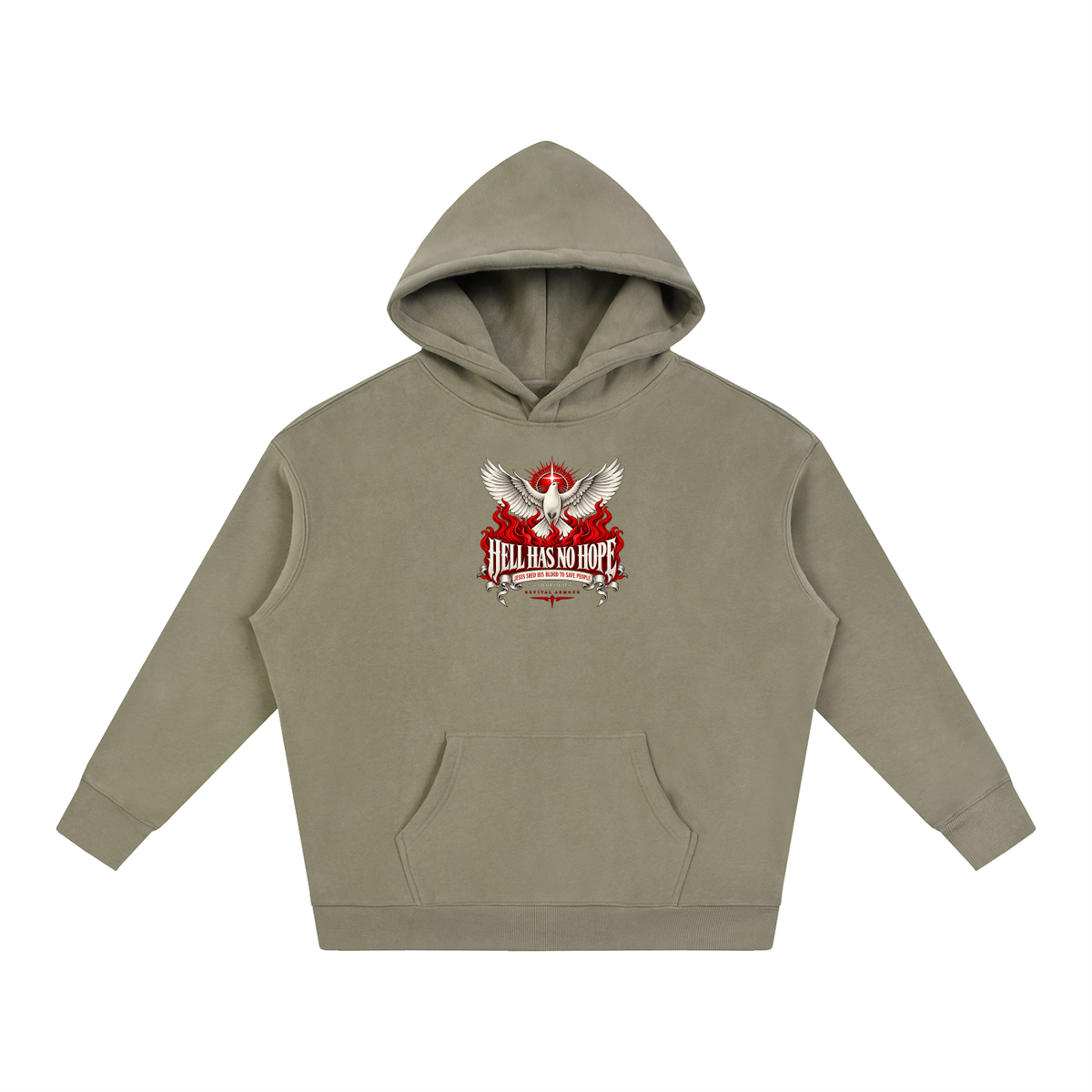 HELL HAS NO HOPE JESUS SHED HIS BLOOD TO SAVE PEOPLE Hoodie