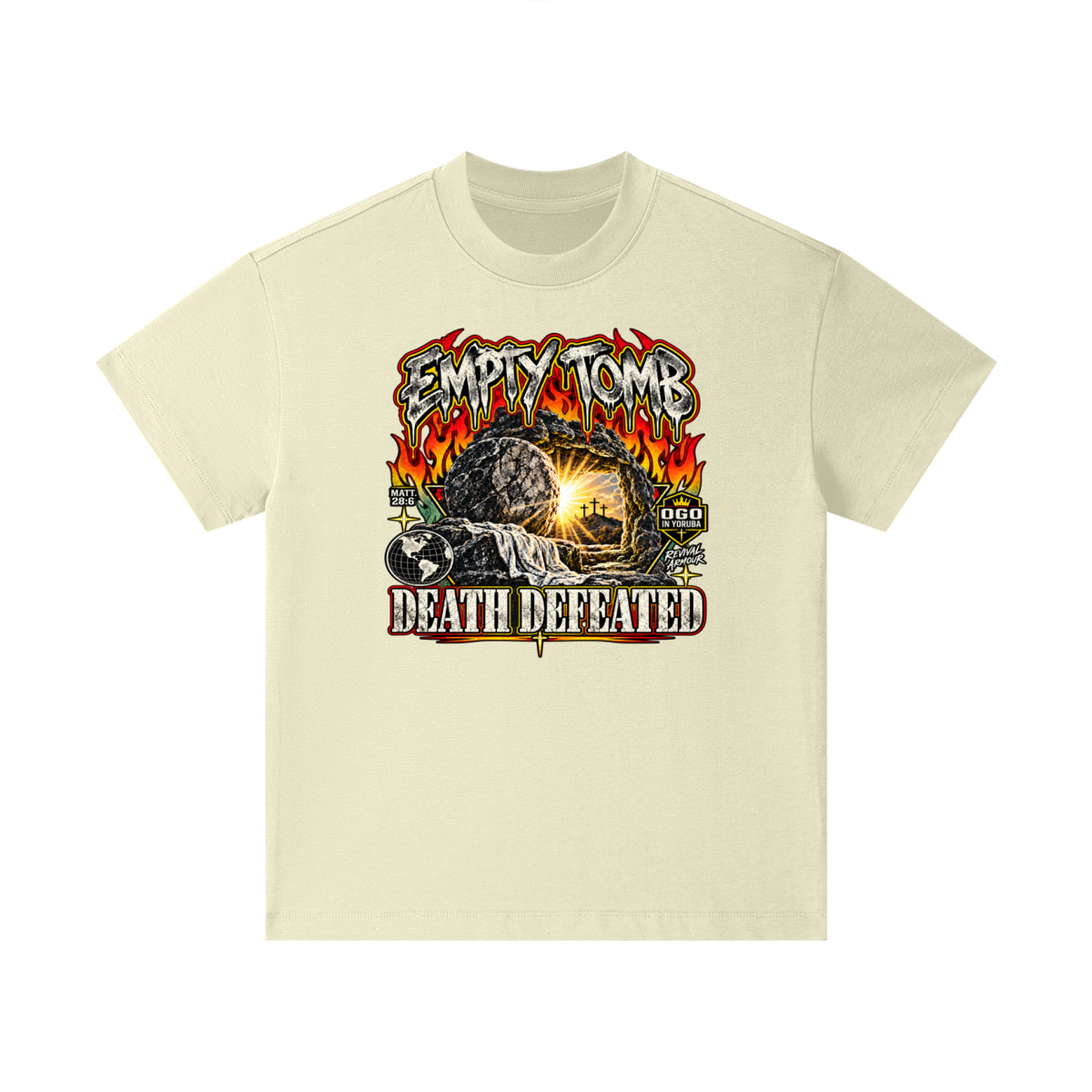 EMPTY TOMB DEATH DEFEATED Kids T-Shirt