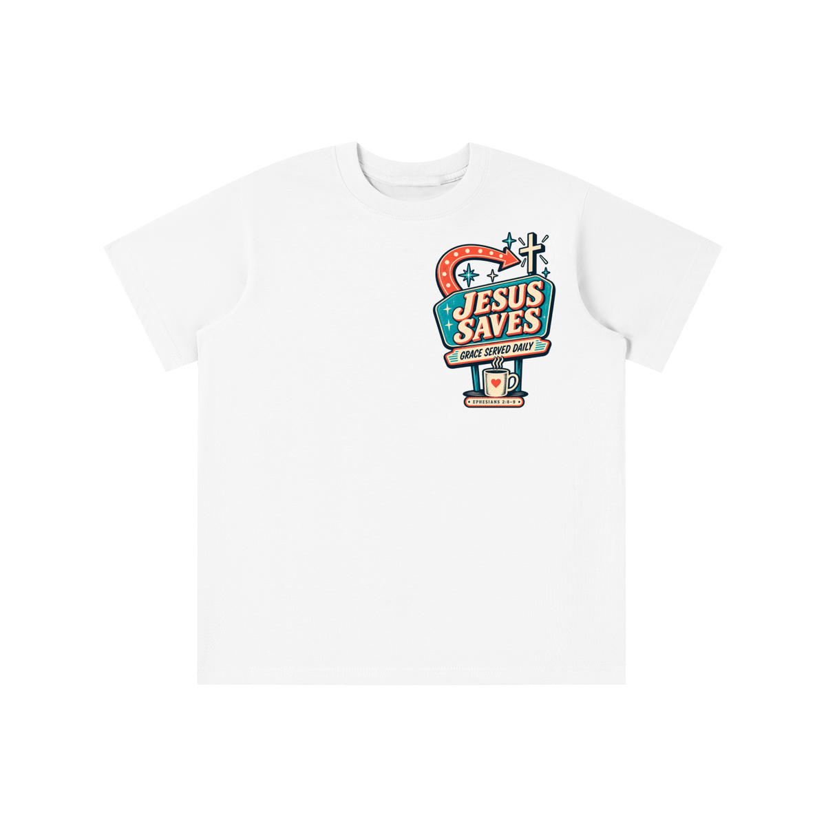 Jesus saves youth T-shirt