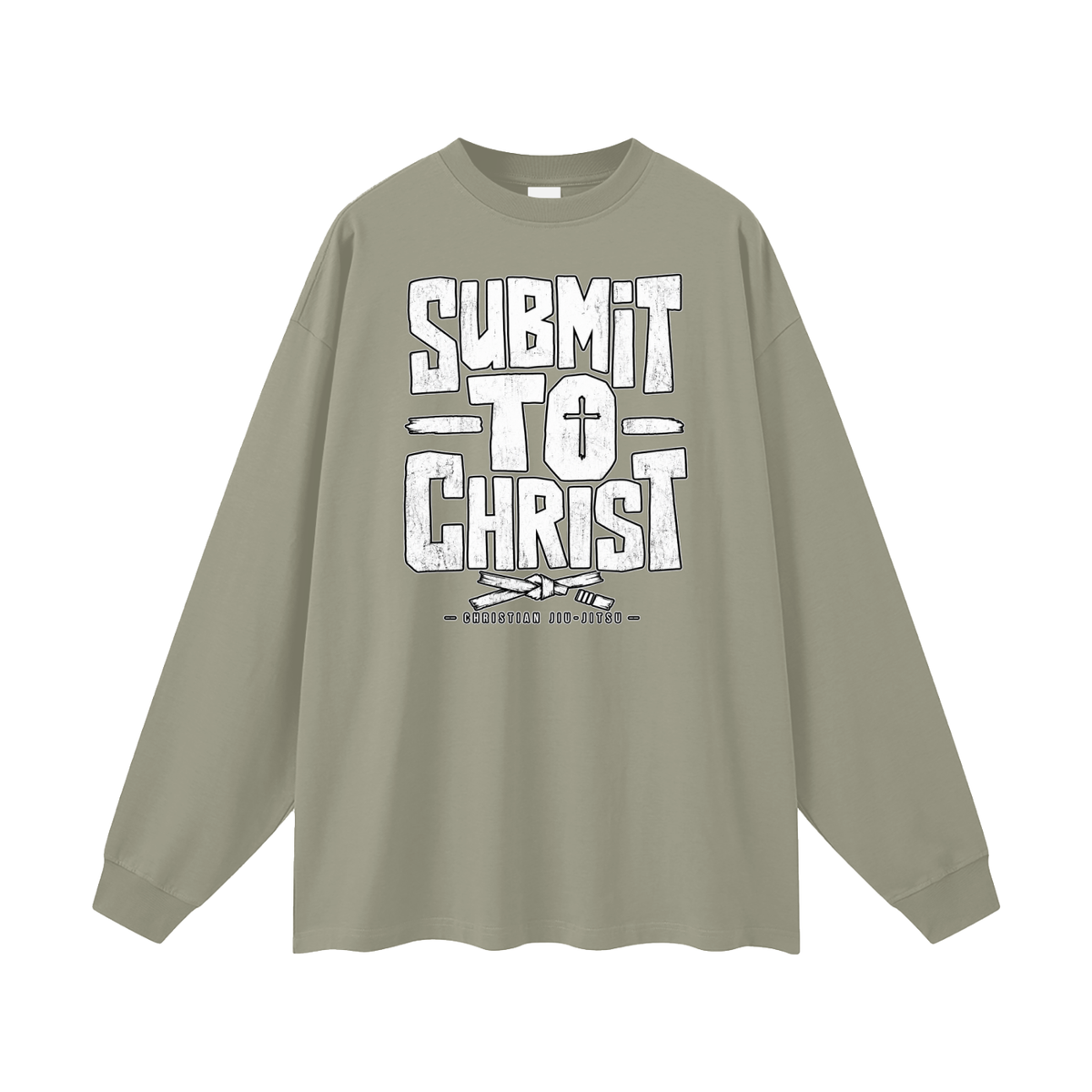 SUBMIT TO CHRIST CHRISTIAN JIU-JITSU Long Sleeve T-Shirt