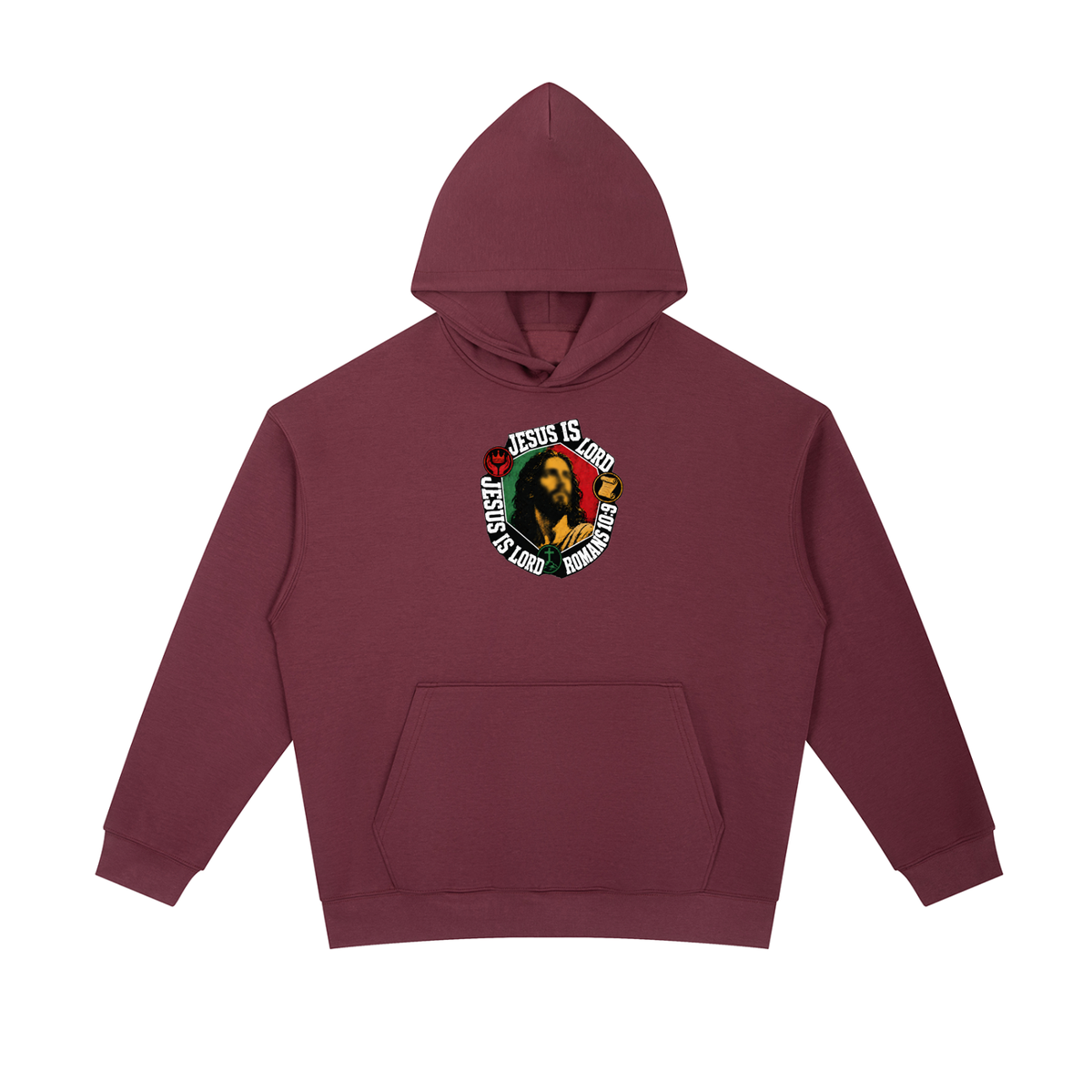Jesus is Lord Jesus is Lord Romans 10:9 Hoodie