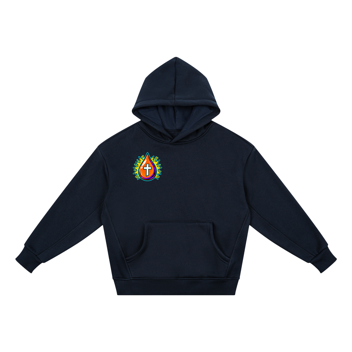 JESUS DIED ONCE BACKED UP BY Romans 6:9-10 youth Hoodie