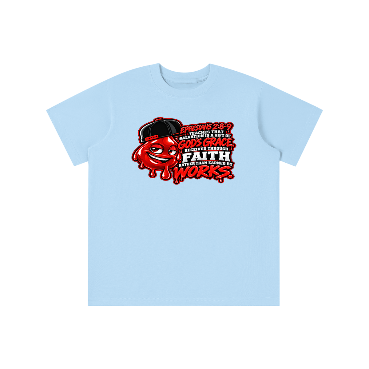 Ephesians 2:8-9 inspired youth T-shirt
