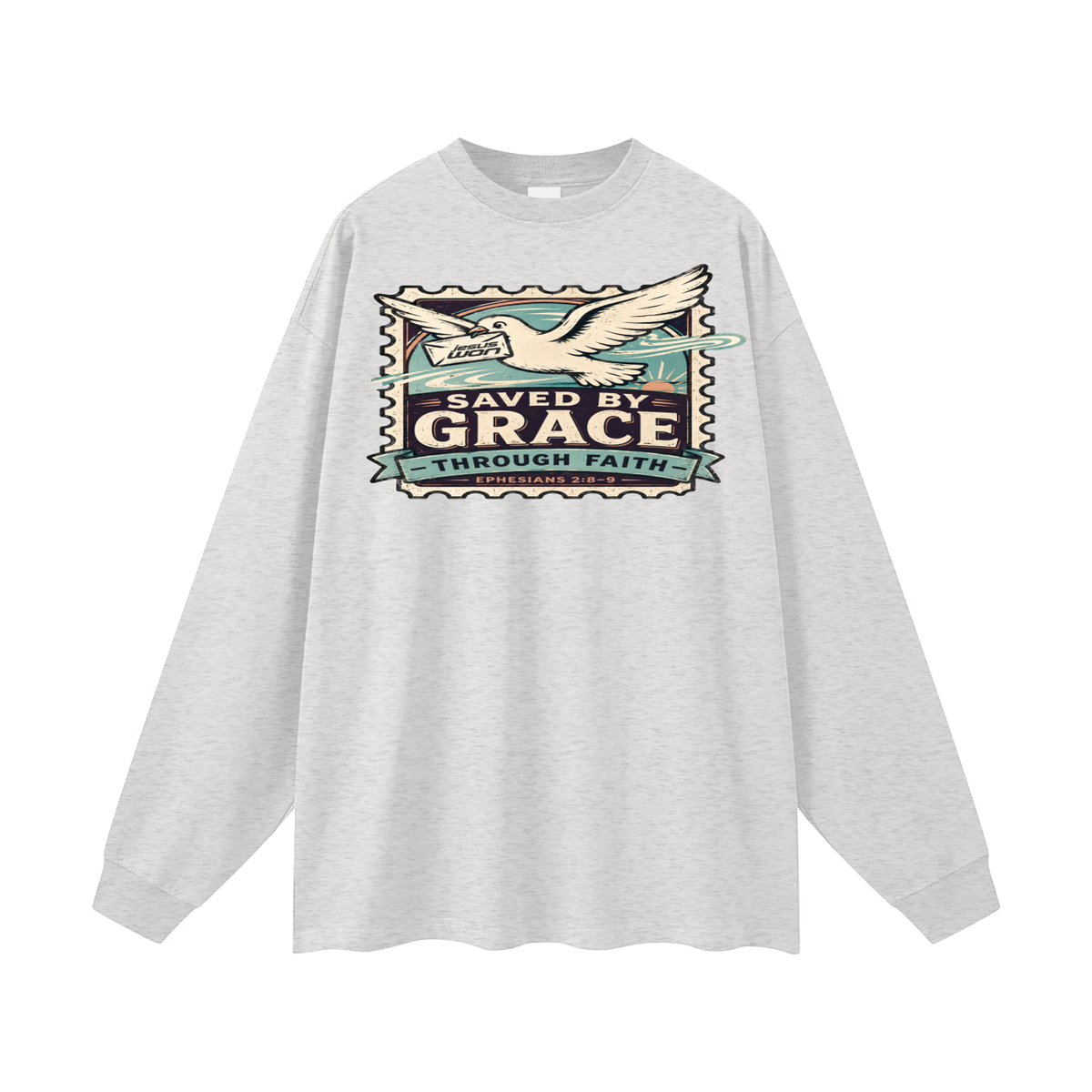 Saved by Grace through Faith Long Sleeve T-Shirt