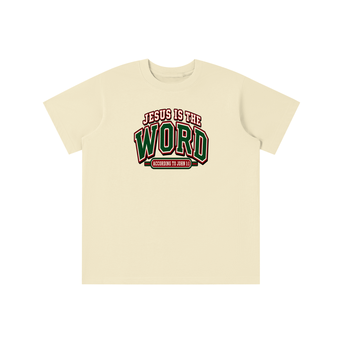 JESUS IS THE WORD ACCORDING TO JOHN 1:1 youth T-shirt
